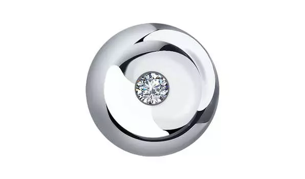 Подвеска-бегунок золотая Sokolov с бриллиантом