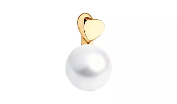 Подвеска-бегунок золотая Sokolov с жемчугом