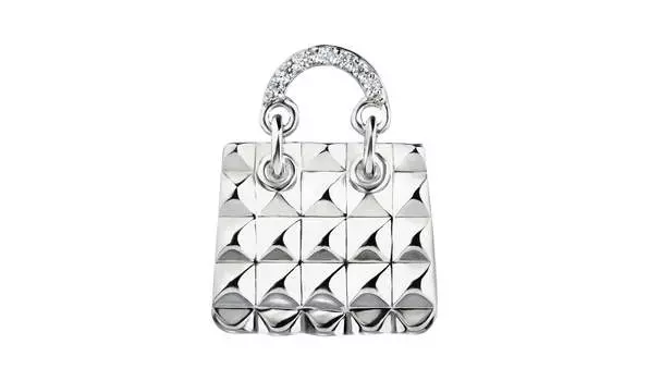 Подвеска серебряная Delta «Сумочка» с фианитами