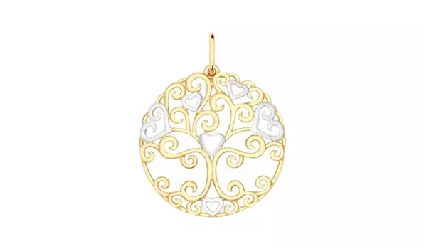 Подвеска серебряная Sokolov