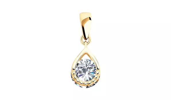 Подвеска серебряная Sokolov с фианитом