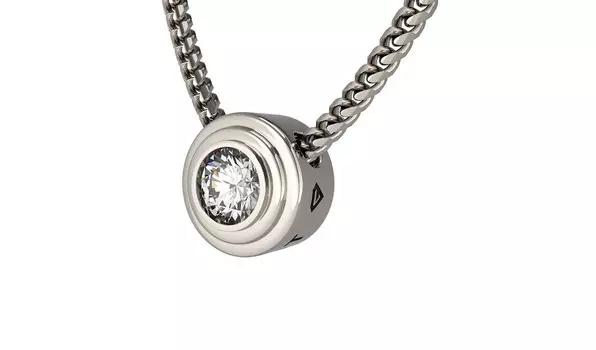 Подвеска золотая Grant с бриллиантом