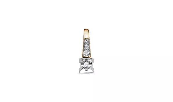 Подвеска золотая Империал с бриллиантами