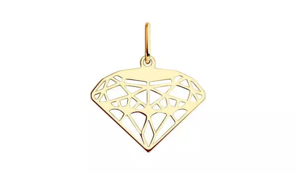 Подвеска золотая Sokolov