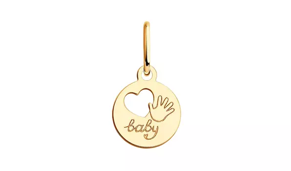 Подвеска золотая Sokolov «Baby»