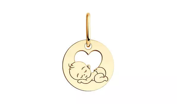 Подвеска золотая Sokolov «Baby»