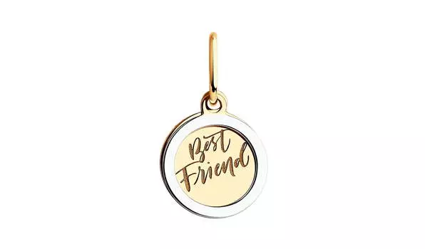 Подвеска золотая Sokolov «Best Friend»
