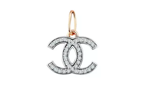 Подвеска золотая Талант с фианитами