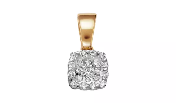 Подвеска золотая Vesna с бриллиантами