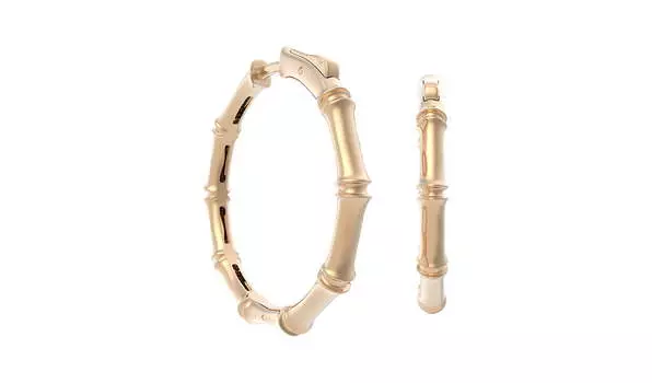 Серьги-конго золотые Grant