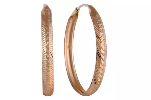 Серьги-конго золотые Талант