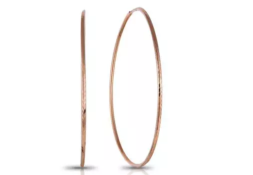 Серьги-конго золотые Талант