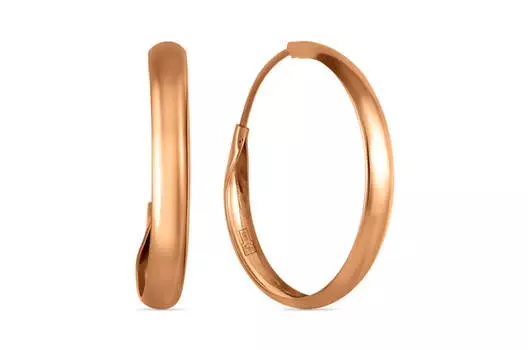 Серьги-конго золотые Талант