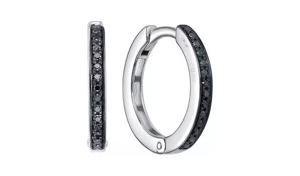 Серьги-конго золотые Vesna с бриллиантами