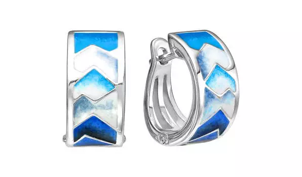 Серьги серебряные Ювелирные традиции