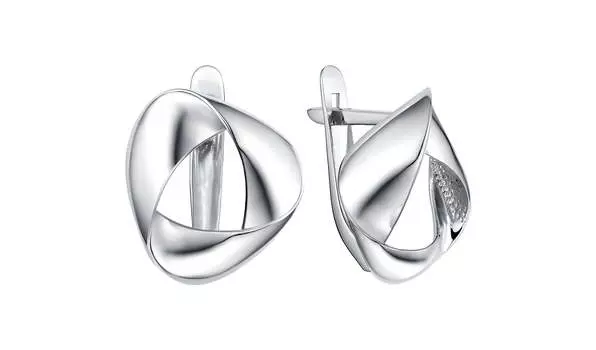 Серьги серебряные Талант