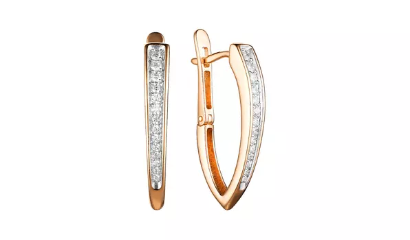 Серьги золотые Bellissima Tentazione с бриллиантами