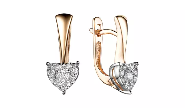 Серьги золотые Bellissima Tentazione с бриллиантами