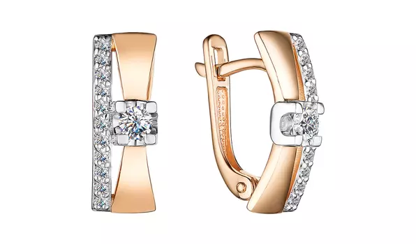 Серьги золотые Bellissima Tentazione с бриллиантами