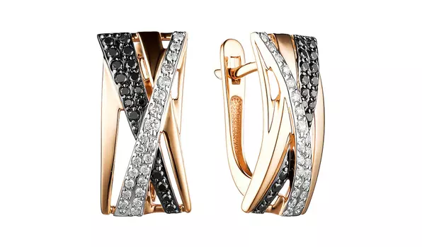 Серьги золотые Bellissima Tentazione с бриллиантами