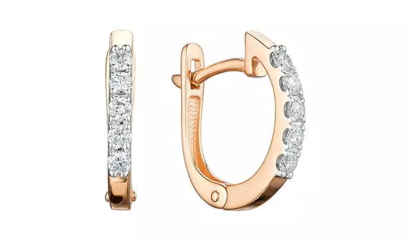 Серьги золотые Bellissima Tentazione с бриллиантами