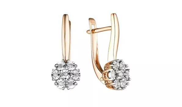 Серьги золотые Bellissima Tentazione с бриллиантами