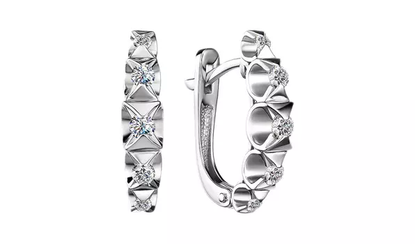 Серьги золотые Bellissima Tentazione с бриллиантами