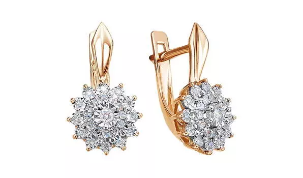 Серьги золотые Bellissima Tentazione с бриллиантами