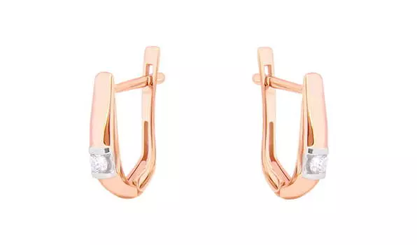 Серьги золотые Grant с бриллиантами