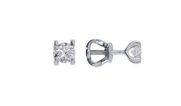 Серьги золотые Империал с бриллиантами