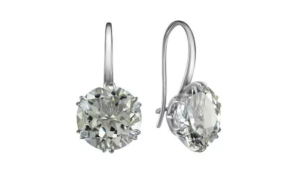 Серьги золотые Ювелирные традиции с аметистами