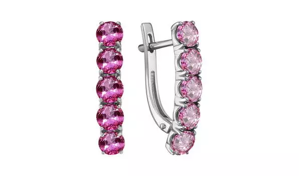 Серьги золотые Ювелирные традиции с топазами