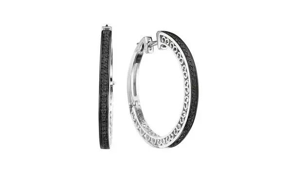 Серьги золотые Klondike с бриллиантами