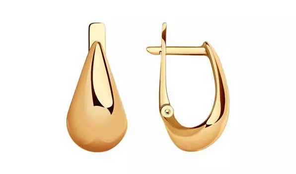 Серьги золотые Sokolov