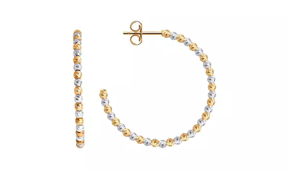 Серьги золотые Sokolov