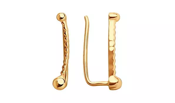 Серьги золотые Sokolov