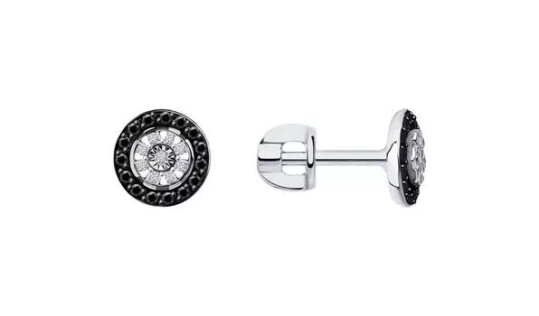 Серьги золотые Sokolov с бриллиантами