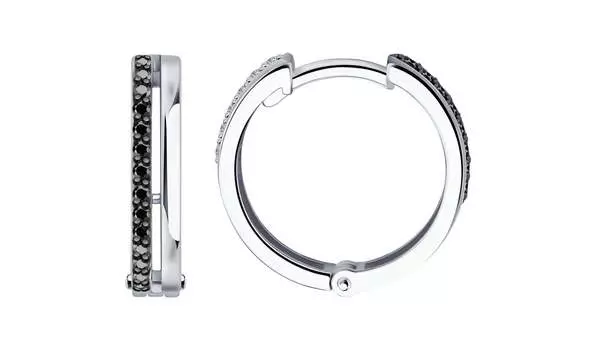 Серьги золотые Sokolov с бриллиантами