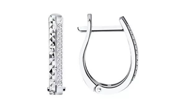 Серьги золотые Sokolov с бриллиантами