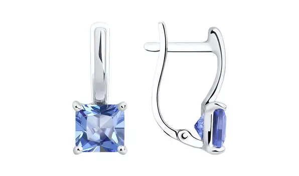 Серьги золотые Sokolov с ситаллом