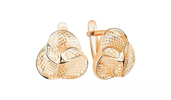 Серьги золотые Талант