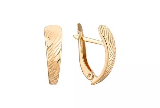 Серьги золотые Талант