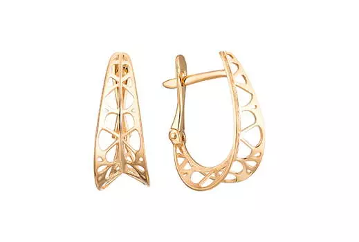 Серьги золотые Талант