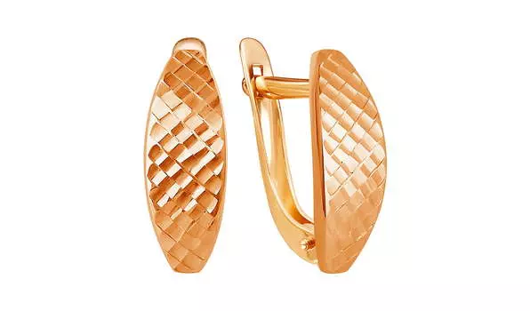 Серьги золотые Талант