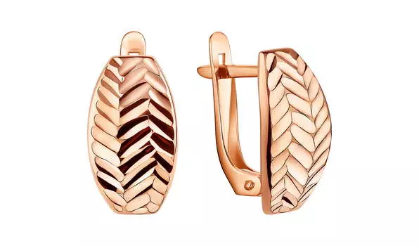 Серьги золотые Талант