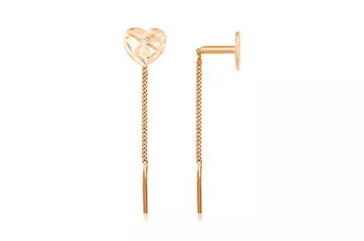 Серьги золотые Талант