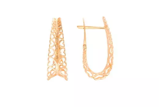 Серьги золотые Талант