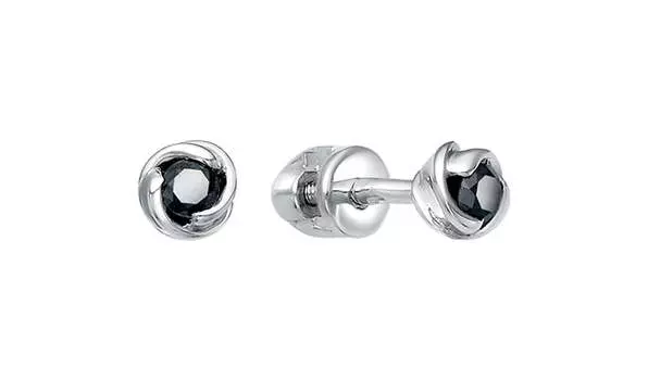 Серьги золотые Vesna с бриллиантами