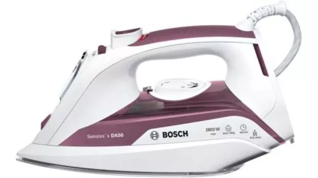 Утюг Bosch TDA5028110 белый/розовый 2800Вт