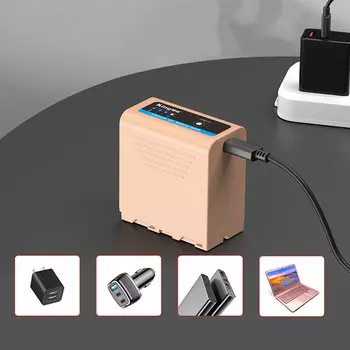 Аккумулятор Kingma NP-F970 7800mAh Type-C PD 20W T-NPF970